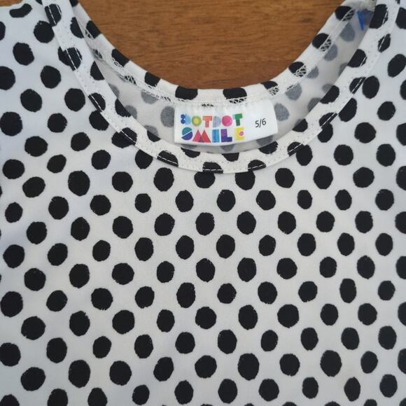 Dot Dot smile tank polkadot. twirl dress size 5/6 GUC - Picture 3 of 7